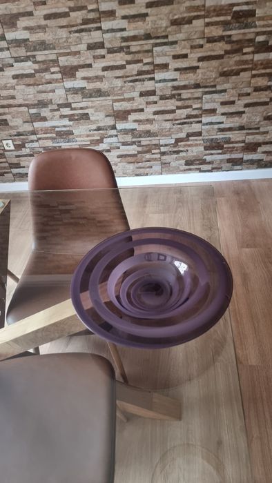 Centro de mesa em vidro Murano