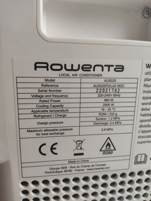 Ar condicionado portátil