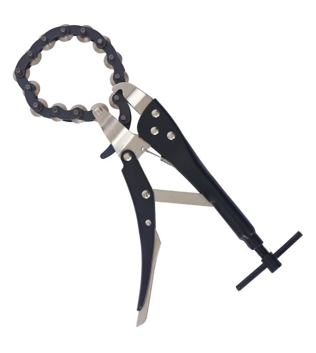 Obcinak łańcuchowy do rur 19–80 mm stal miedź PCV jak nowy