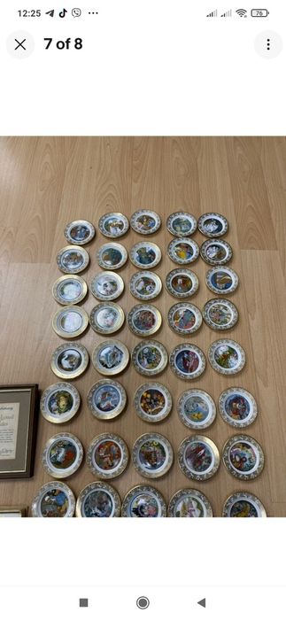 Повна колекція тарілок від "Franklin Mint".