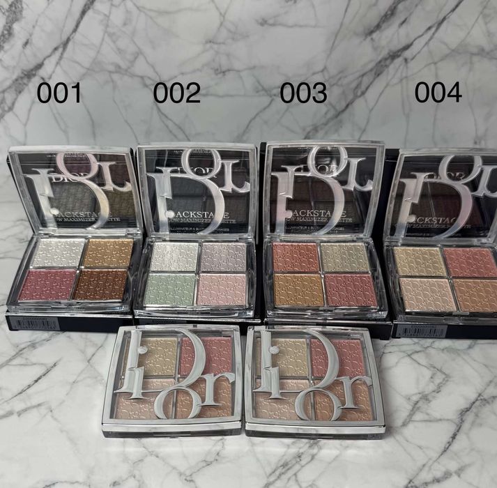 Палєтка хайлайтер Dior Backstage Glow 001 002 003 004