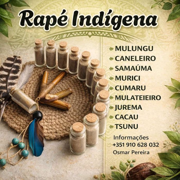 Rapé Indigena entrego em lisboa