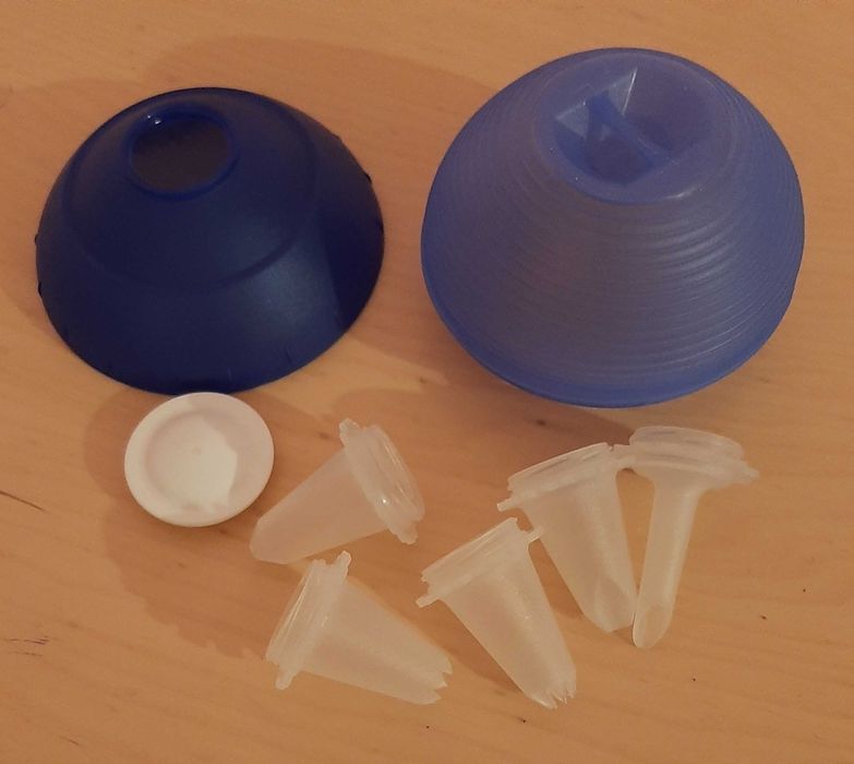 NOVO Decora Bolos Tupperware com 5 Bicos Diferentes
