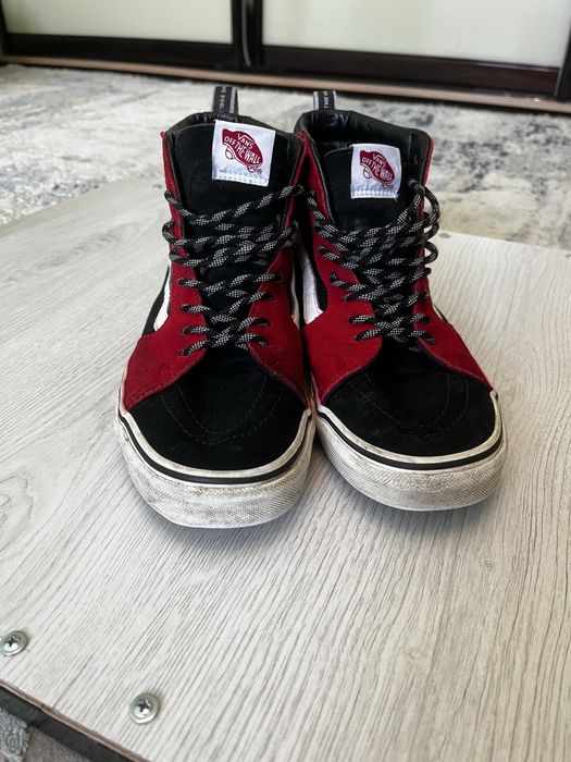 Кеди високі VANS SK8-Hi Red Black White