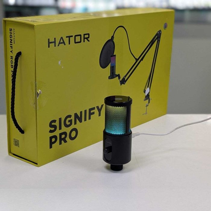 Мікрофон Hator Signify RGB PRO: 1 400 грн. - Студійне обладнання Київ ...
