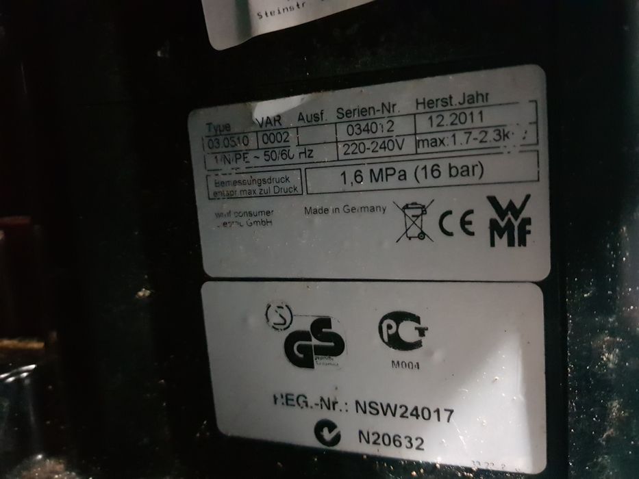 Кавомашина/кофемашина  WMF 1000 pro S Barista б/у з Німеччини