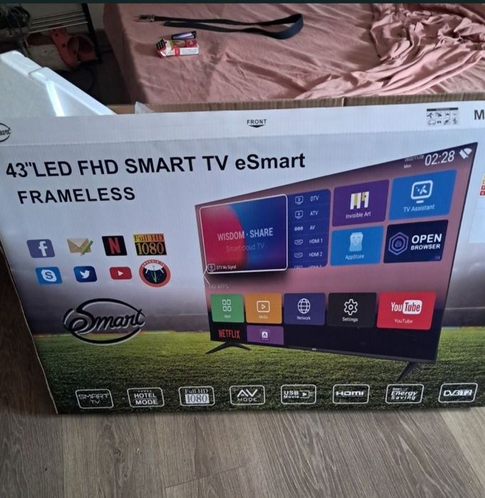 Televisão smart tv em bom estado