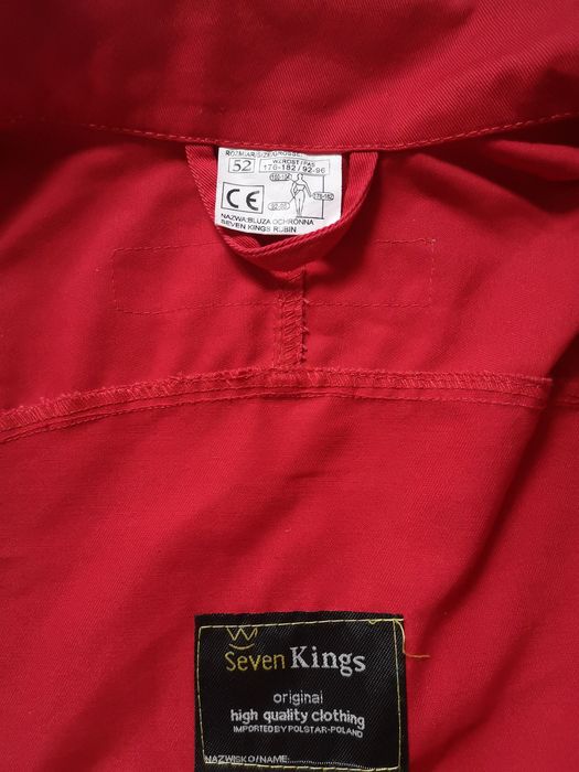 Spodnie Seven Kings Rubin, czerwone, 180 cm