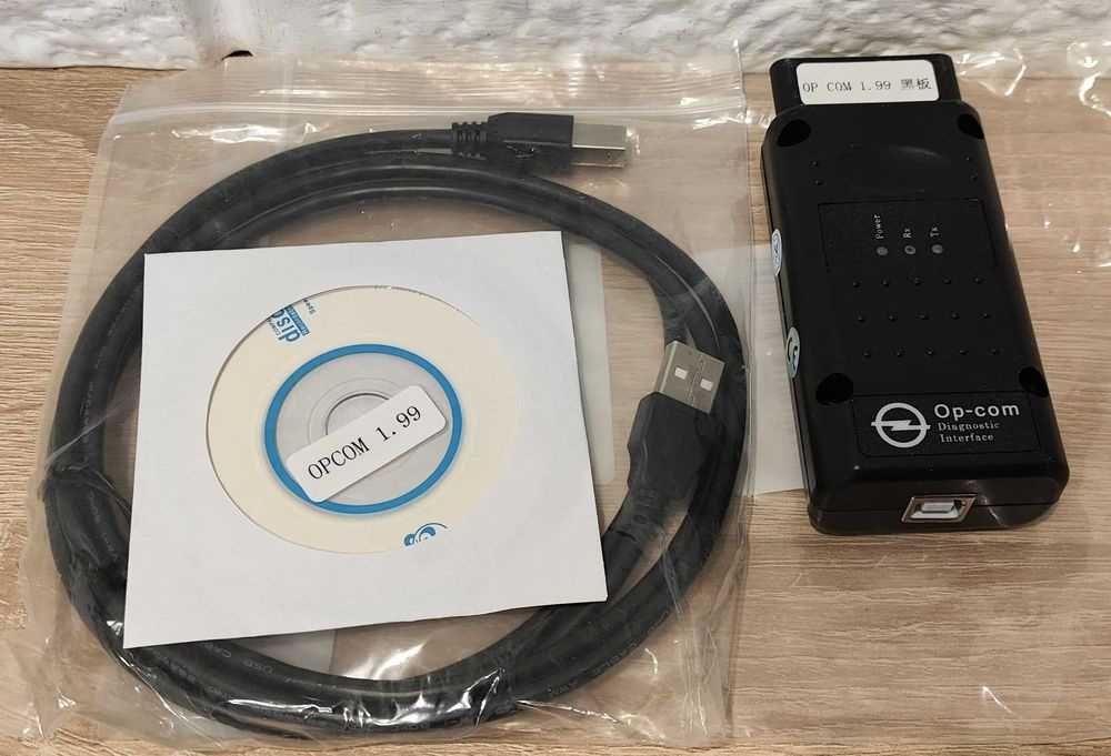 Диагностический авто сканер OPEL OP COM v1.99 obd2 для опеля с прогой