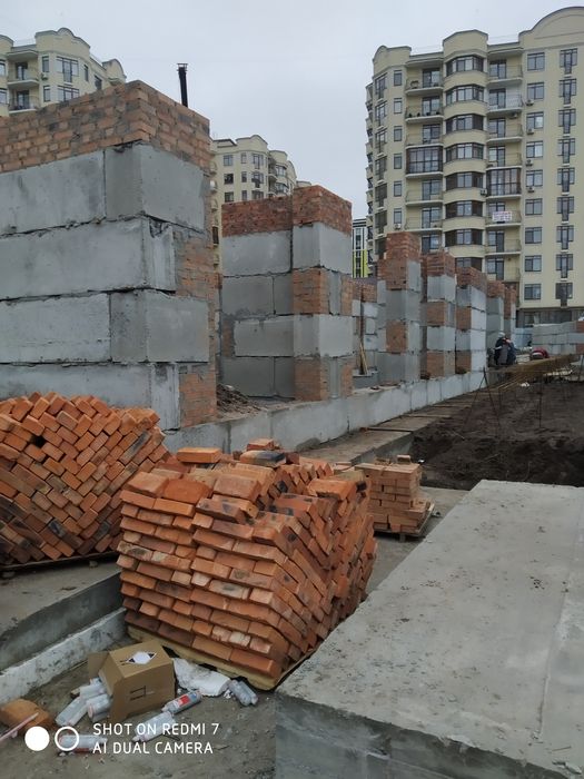 Бетонні і цегляні роботи.