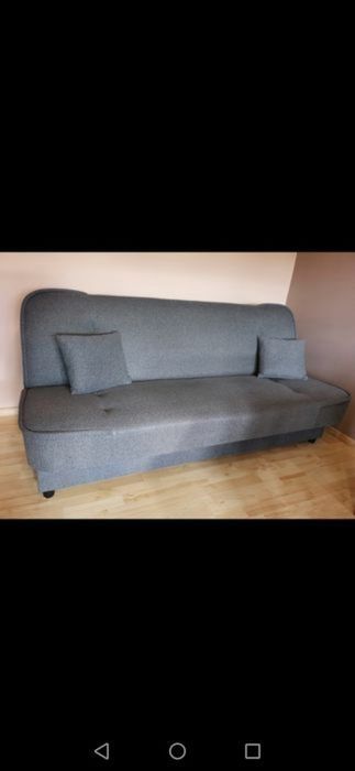 Sofa dwuosobowa szara