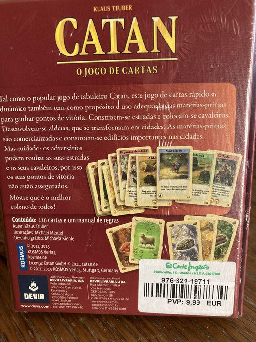 CATAN  o jogo de cartas