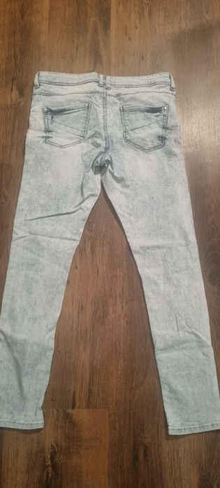 Spodnie jeans r40 rurki wysoki Stan bdb