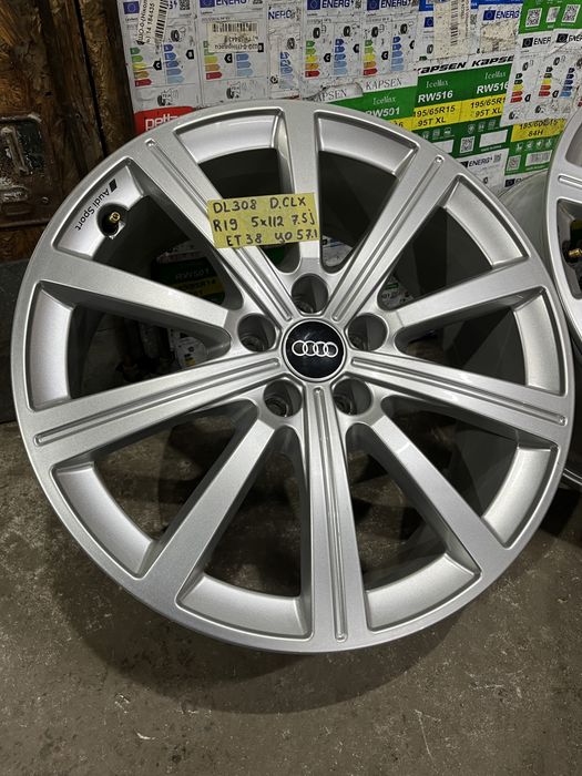 DL308 Оригінал ідеал литі диски audi r19 5/112 7,5j et38 VW Tiguan