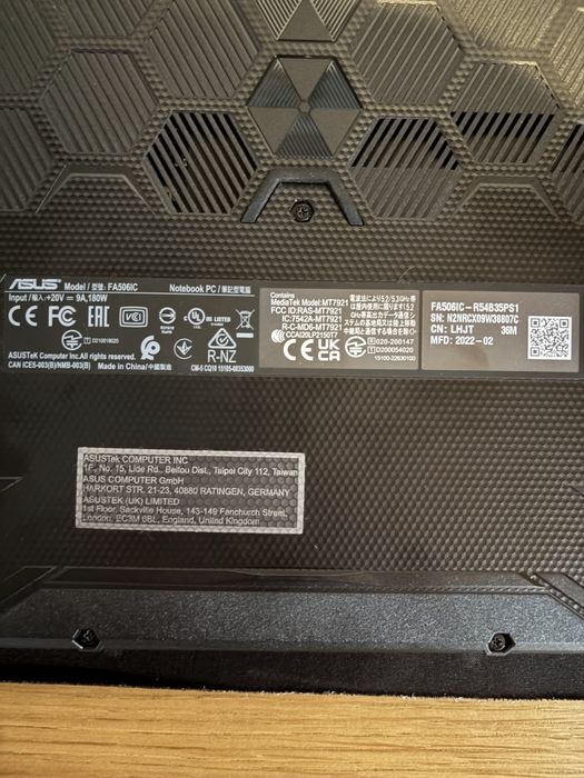 ASUS TUF Gaming A15 FA506IC