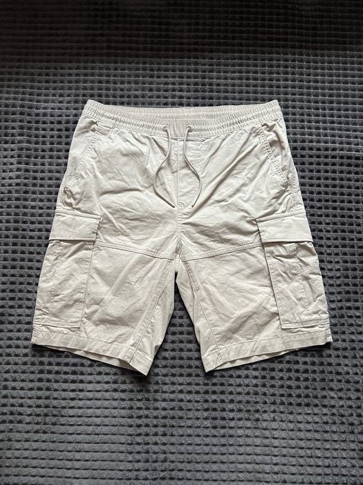 H&M (M) Cargo Shorts шорти чоловічі карго пісочний колір світлі