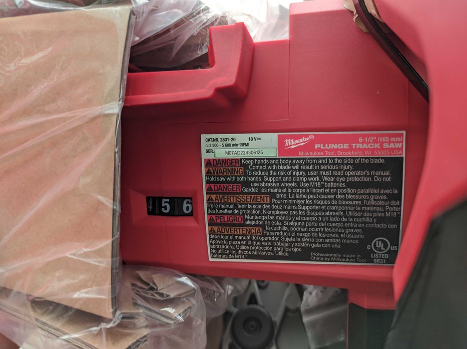 Milwaukee 2831-20 M18 FPS55-0P Aккумуляторная погружная дисковая пила