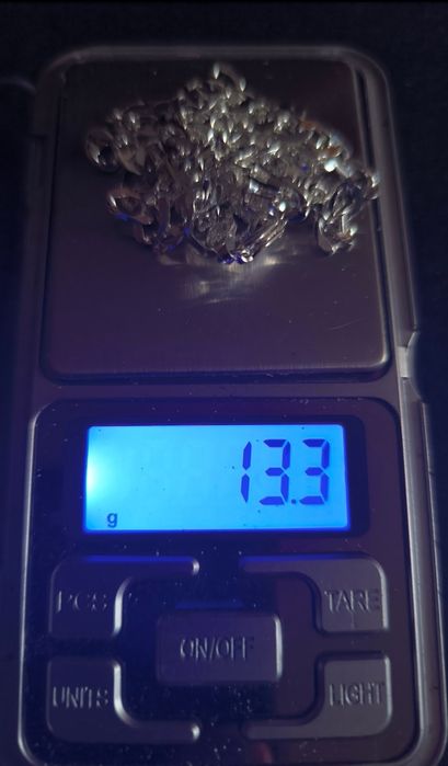 Meski lancuszek na szyje 925 pancerka 6mm szer nowy