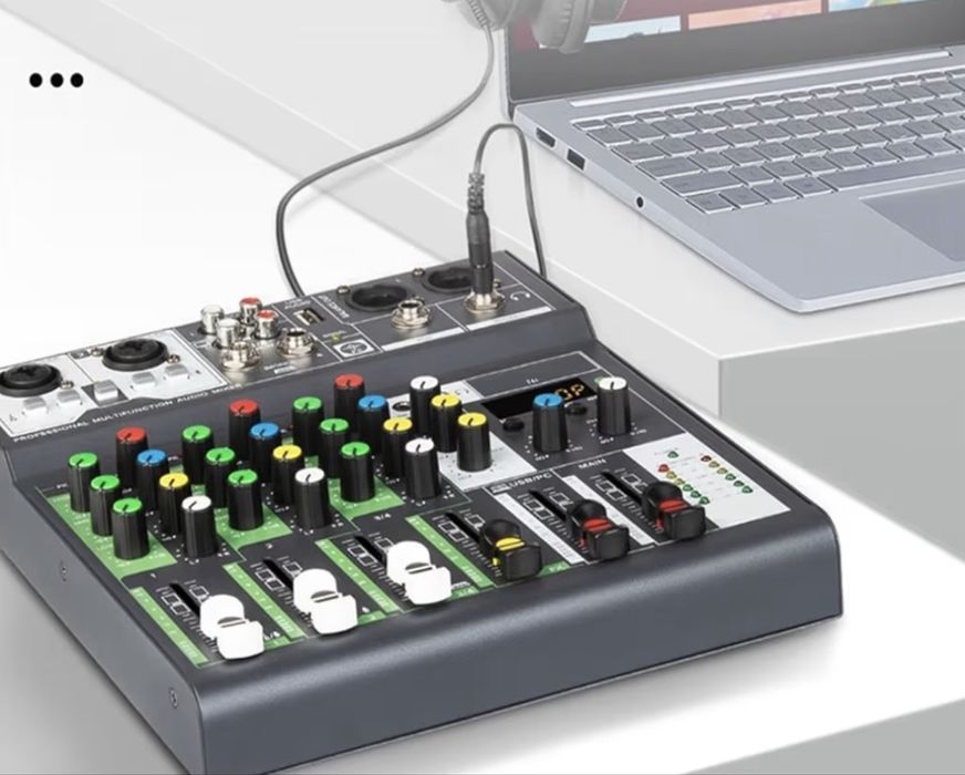 Konsola miksująca dźwięk usb komputer 48V audio