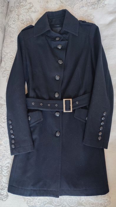Płaszcz taliowany rozm 36