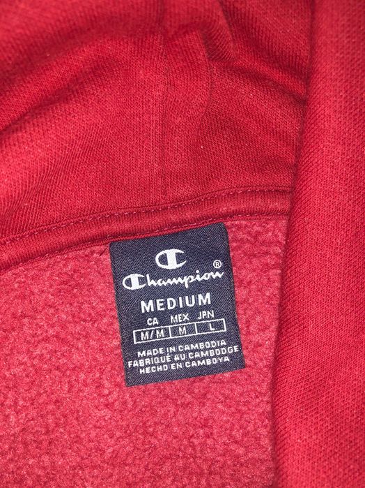 Hoodie Champion em Bordeaux