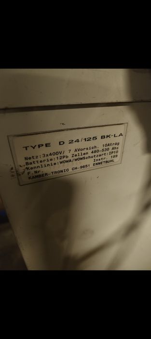 Ładowarka Prostownik 24v wózek  D24/125