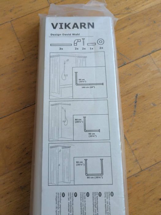 Varão cortinas de casa de banho