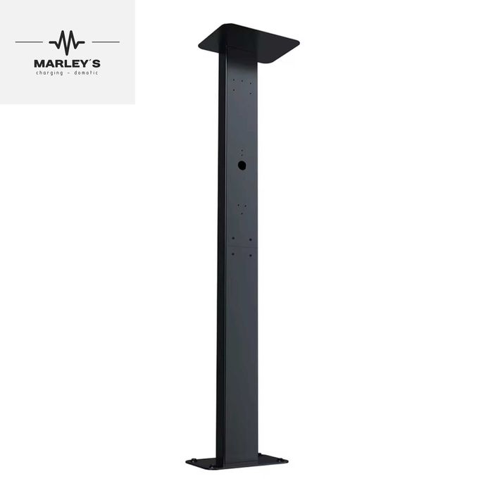 Vertical Post for Wallbox with Shade – Outdoor64738600588674123