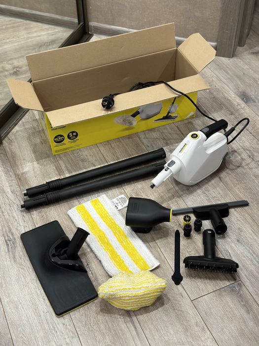 Керхер пароочисник для клінінгу для прибирання  karcher SC-1 + парова праска швабра мийка для вікон пилесос