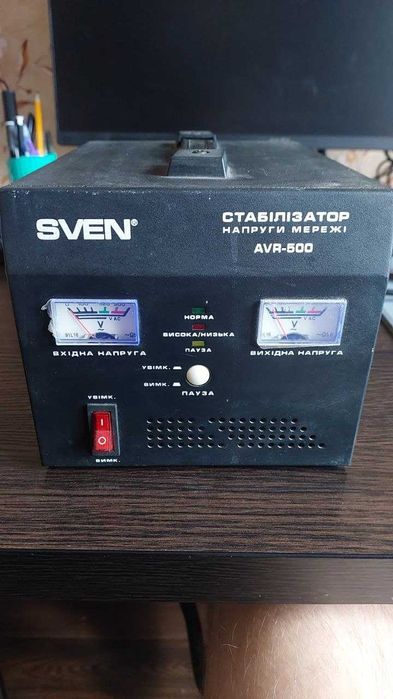 Стабілізатор напруги мережі Sven AVR-500 на запчастини