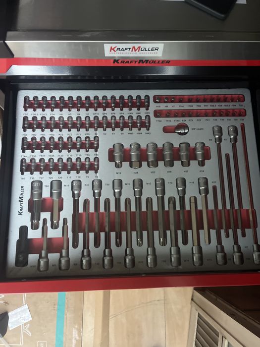 Carrinhos de ferramentas 7/6 gavetas cheias