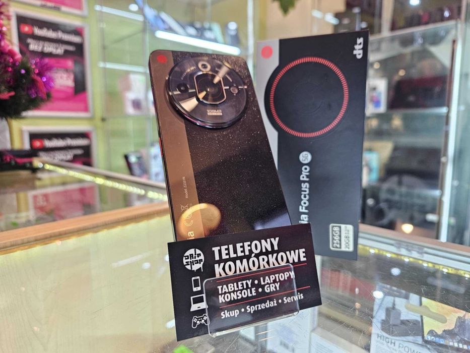 NUBIA Focus Pro 5G 8/256 GB IGŁA Czarny/Gwarancja/SklepGSM/Lwsk