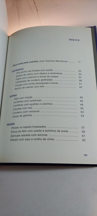 A Bíblia Contada pelos Sabores, Receitas de Albano Lourenço (2007)