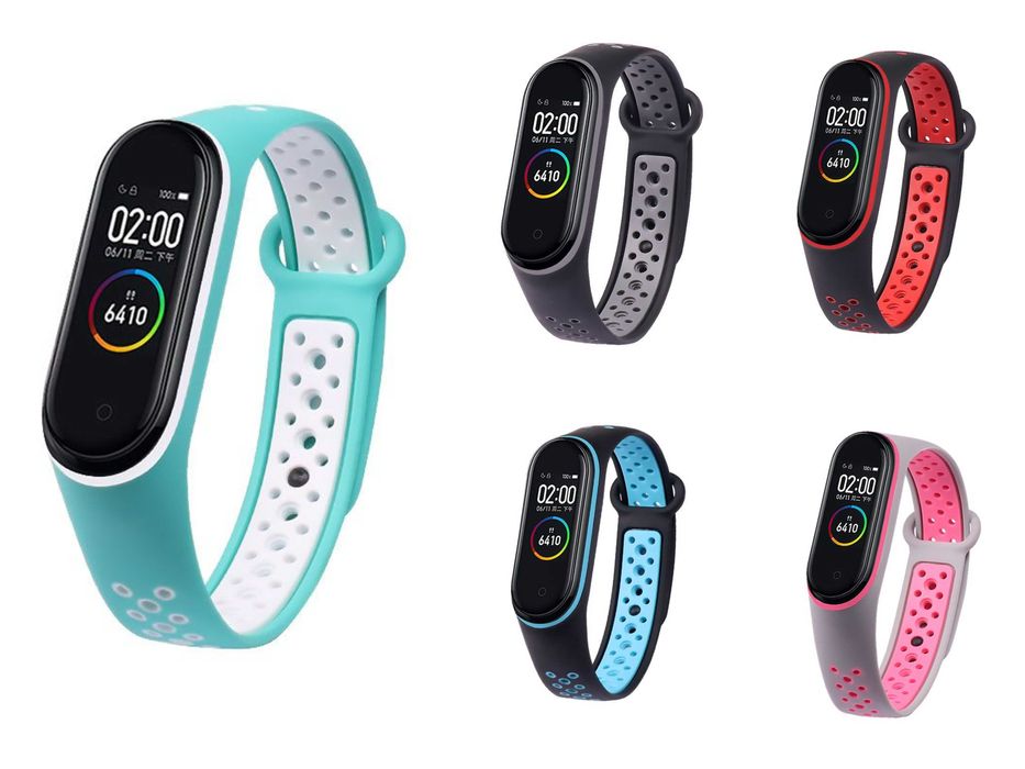 Opaska Pasek Perforowana do Xiaomi Mi Band 5/6/7 Wybór Kolorów