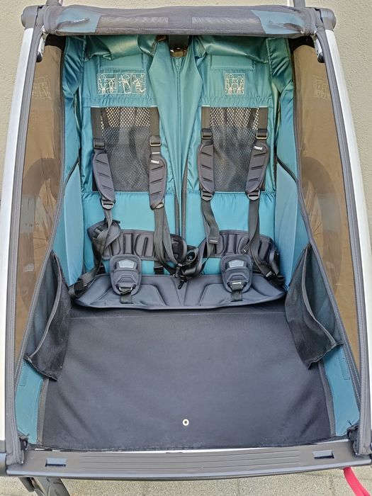 Thule Chariot Cross 2 double - dodatkowy hamulec w rączce