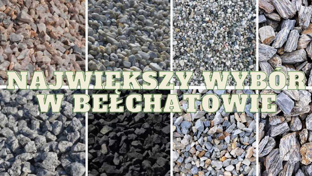 Kamienie Ogrodowe, Kostka Granitowa, Kamień Drenażowy, Piasek, Granit