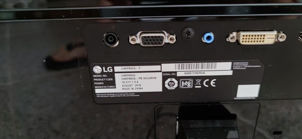 Monitor LG 24MP68VQ-P
