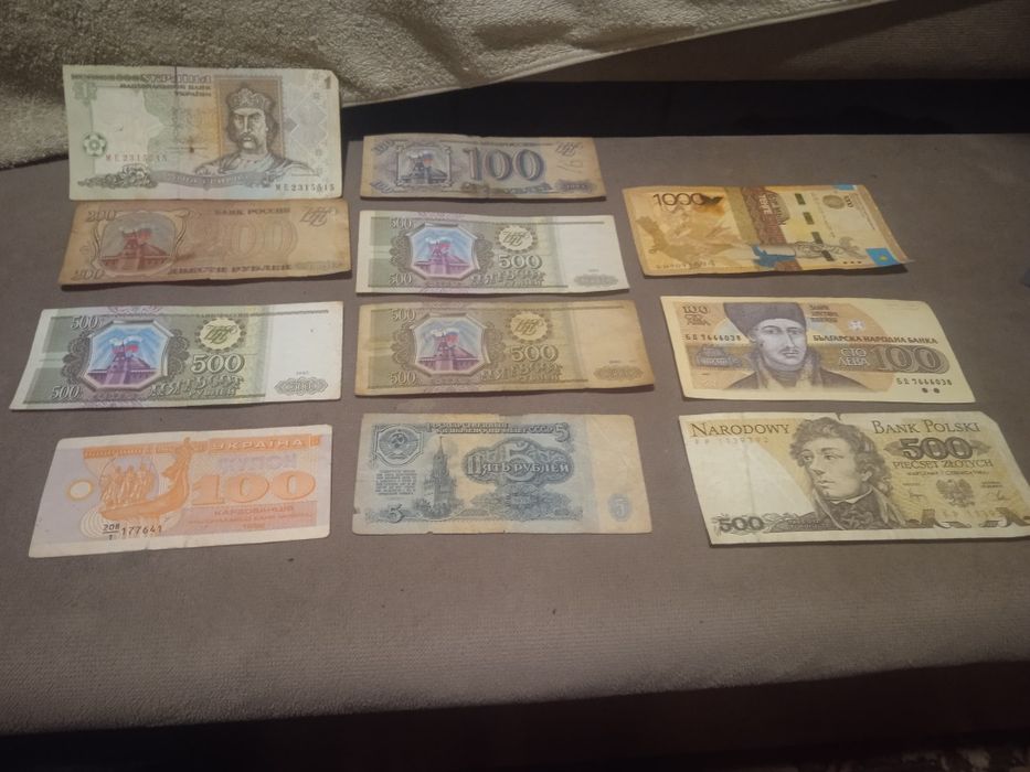 Продам купюры разных стран и годов