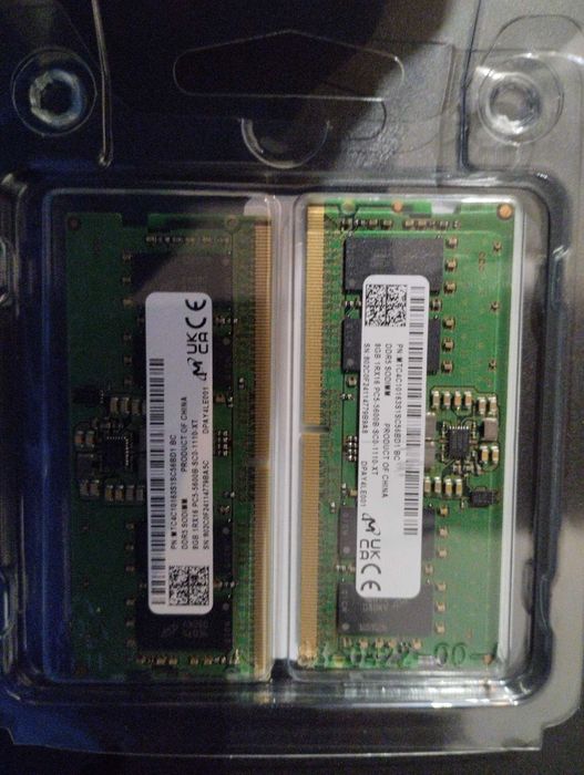 2x 8GB DDR5 5600MHz SODIMM da HP - Victos Laptop gamer