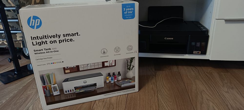 NOWE! Urządzenie wielofunkcyjne HP Smart Tank 580 Druk w kolorze, Wi-Fi