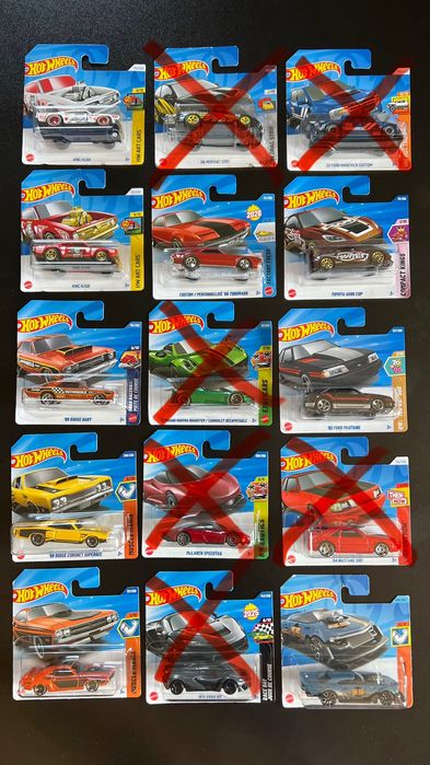Likwidacja kolekcji Hot Wheels, wszystko po 7