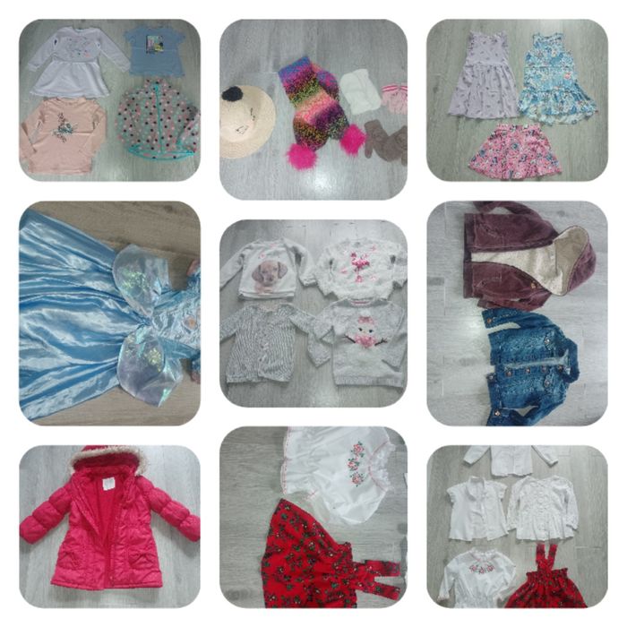 Zestaw ubrań dziewczęcych 110