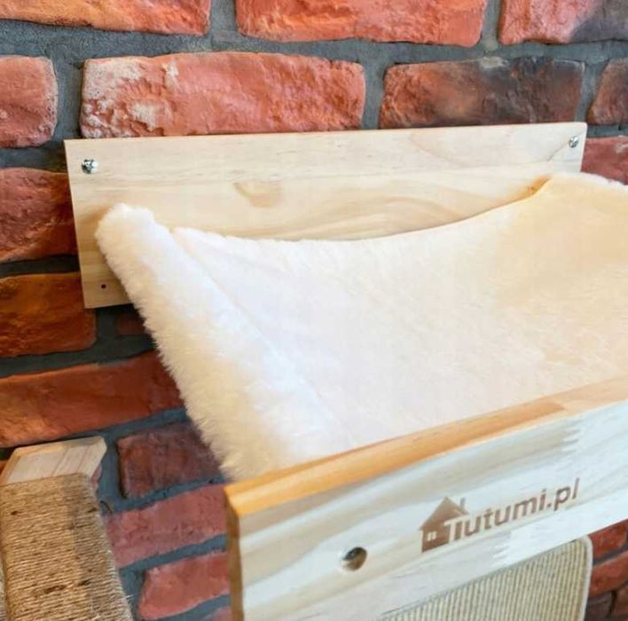 Hamak Legowisko dla Kota na Ścianę Wiszący Miękki NOWY - SUPERCENA