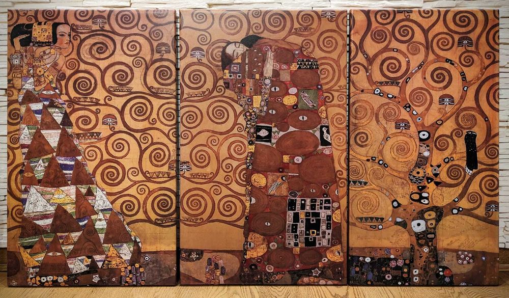 Obraz Gustaw Klimt - Pocalunek