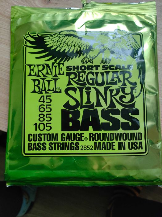 Struny basowe Ernie Ball 45-105 schort scale