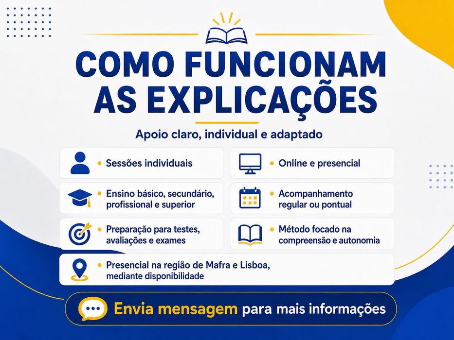 Explicações | Matemática, Economia, Contabilidade, Estatística e Geografia