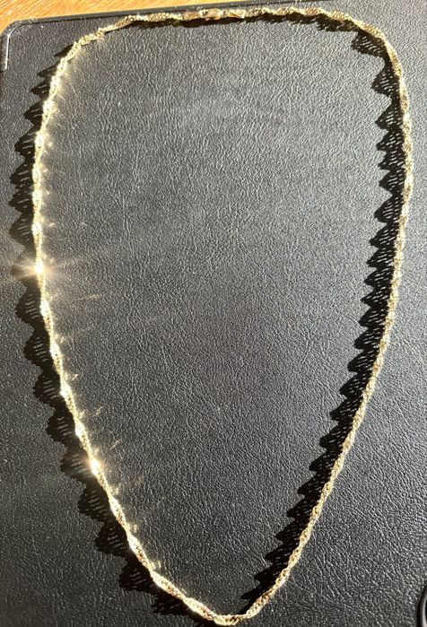 Złoty łańcuszek 60cm, próba 585