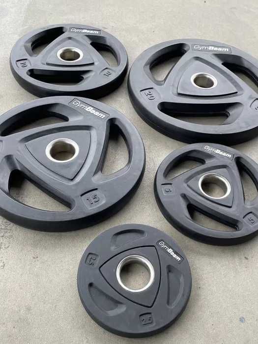 Гантель 20 кг гексагональні гумові. В наявності 10, 12, 15, 25, 30, 50