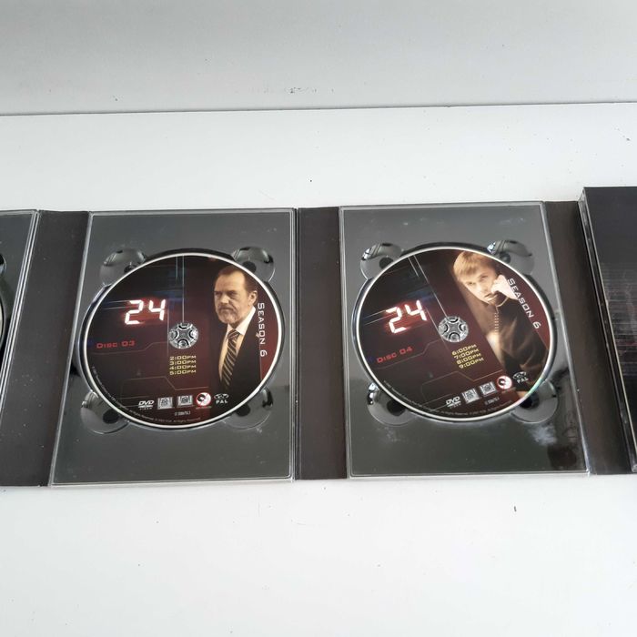 Caixa 7 DVDs - Série 24 - Sexta Temporada Completa
