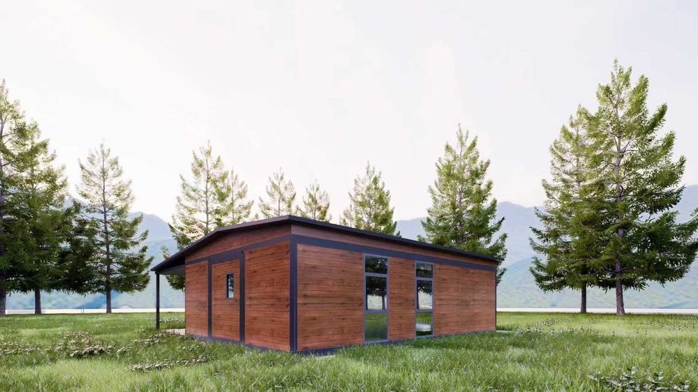 Domek modułowy letniskowy mobilny na zgłoszenie 35m2 54m2
